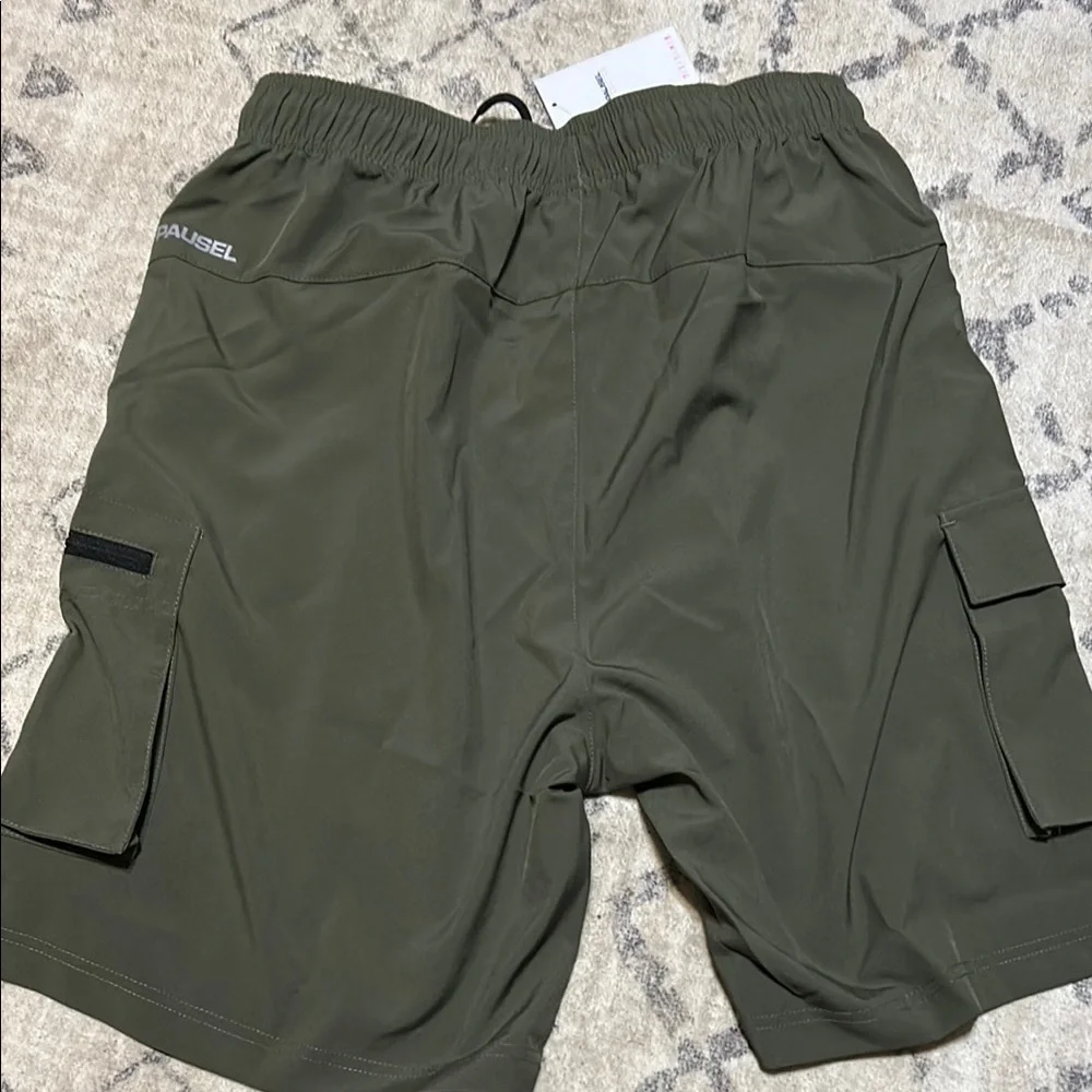 Pausel Men's Olive Cargo Hiking Shorts size L